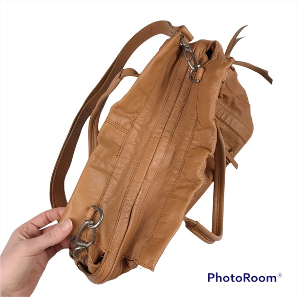 Liebeskind Berlin Tan Leather Hobo Satchel Bag - Picture 10 of 16